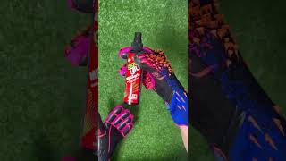 TikTok grip spray vs gloveglu MEGAgrip goalkeeper [upl. by Enylecoj]