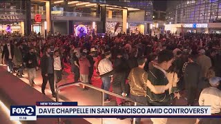 Dave Chappelle in San Francisco amid Netflix controversy [upl. by Ahseinat704]