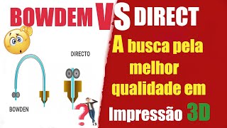 Bowden ou Direct Drive  Troca da extrusora  Sistema Direct drive  Vídeo02 [upl. by Atinel]