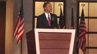 Barack Obama Acceptance Speech オバマ氏 大統領候補指名受諾演説 2008828 [upl. by Sairu]