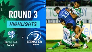 Benetton v Leinster  Highlights  Round 3  URC 202425 [upl. by Tipton]