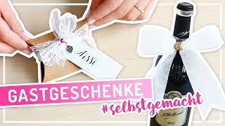 Gastgeschenke amp Tischkarten DIY für die HOCHZEIT TypischSissi [upl. by Assirahs]