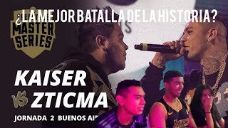 REACCIÓN KAISER VS ZTICMA BATALLA FMS INTERNACIONAL¿LA MEJOR BATALLA DE LA HISTORIA [upl. by Kcirevam]