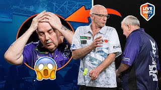 Manfred Bilderl REACTION to beating Phil Taylor quotHes the biggest legend it doesnt get betterquot [upl. by Teirtza150]