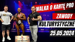 Walka o kartę pro  zawody kulturystyczne NPC vlog 25052024 [upl. by Jannery]