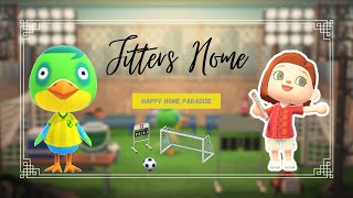 👟⚽LETS BUILT A SOCCER FILED FOR JITTERS⚽👟 HHP ep 186  Animal Crossing New Horizon [upl. by Presley]