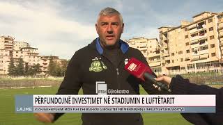 STADIUMI “GJIROKASTRA” ME FUSHË TË RE PËRFUNDOJNË PUNIMET [upl. by Ardied]