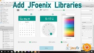 Add JFoenix Library to Gluon Scene Builder  JavaFX [upl. by Hardy195]