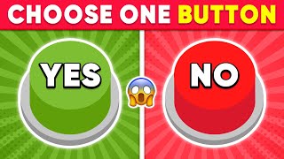 Choose One BUTTON 😱 YES or NO Challenge 🟢🔴 [upl. by Aedni]