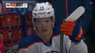 Ryan McLeod of the Edmonton Oilers scores 7th goal this season against the Anaheim Ducks 31122023 [upl. by Arnst]