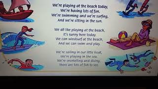 Family and Friends 3 Song quotAt the beachquot 🏖👧👦 [upl. by Bradwell]