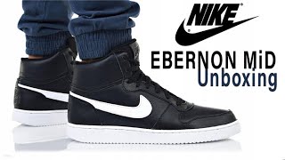 Nike EBERNON MID UNBOXING [upl. by Notgnillew701]