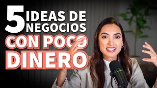 5 IDEAS DE NEGOCIO MUY RENTABLES 💰 ¡CON POCO DINERO  Tati Uribe [upl. by Artkele346]