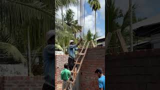 Column Lapping Process At Site construction home civilsite civilengineer shortsyoutube [upl. by Aicala]