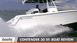 Contender 30 ST Boat Review  Performance Test [upl. by Appleby494]