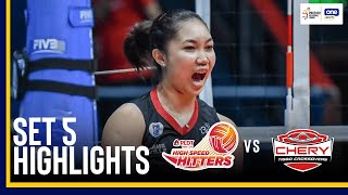 PLDT VS CHERY TIGGO QUARTERFINALS  SET 5 GAME HIGHLIGHTS  2024 PVL REINFORCED CONFERENCE [upl. by Icyaj]