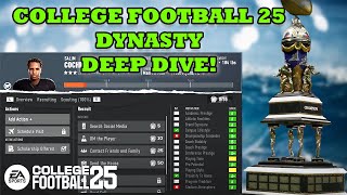 Uncovering Secrets of College Football 25 Dynasty Mode [upl. by Phebe]