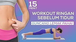 Olahraga Menurunkan Berat Badan Sebelum Tidur Badan Auto Langsing  Workout dirumah [upl. by Annoyed]