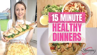 Four Healthy Meals Under 600 Calories Slimming World Friendly 15 Minute Meals  Low Syn [upl. by Assiralc]