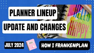 PLANNER LINEUP WHATS CHANGING [upl. by Narahs]