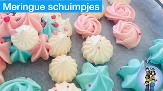 Meringue  schuimpjes lolly  recept [upl. by Eleaffar]