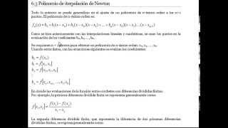 Polinomio de Interpolacion de Newton Programa en C [upl. by Aihsem]