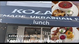 My review of Kozak restaurant in Vancouver BC Canada 20232024 [upl. by Alexandre]