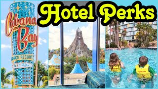 All the Perks at Cabana Bay Beach Resort  Lazy River amp Hotel Amenities at Universal Orlando [upl. by Hugon]