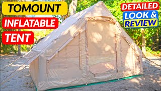 TOMOUNT Inflatable Tent Spacious Comfort for Family Glamping Review [upl. by Sachs841]