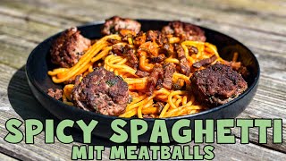 Spicy Spaghetti mit Meatballs [upl. by Lundt]