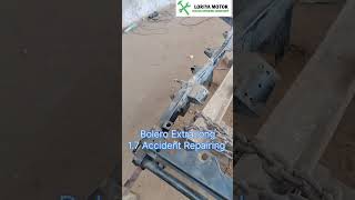 🧑‍⚖️ Bolero Extra Long Accident Chassis Repairing automobile [upl. by Eirrac]