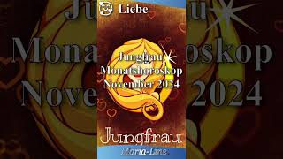 Jungfrau LIEBE ❤️ Horoskop November 2024 [upl. by Nettle]