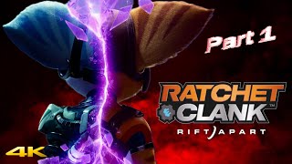 Ratchet amp Clank Rift Apart  PlayStation 5 Gameplay  4K 60FPS  Part 1 [upl. by Adriano337]