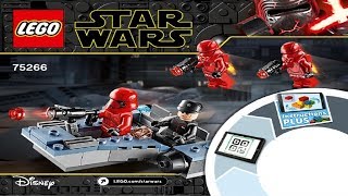 LEGO instructions  Star Wars  75266  Sith Troopers Battle Pack [upl. by Bryner727]