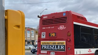 TTC 54B Lawrence East From Midland Ave To Greencrest Circuit [upl. by Mera]