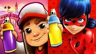 Subway Surfers JAKE vs Miraculous LADYBUG Cat Noir Official Game Gameplay HD [upl. by Izak]