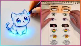 Easy Art TIPS amp HACKS That Work Extremely Well ▶ 11 [upl. by Anale]