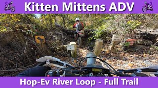 HopkintonEverett River Loop Singletrack  Full Trail  Fall Ride Amazing Foliage [upl. by Harpp]