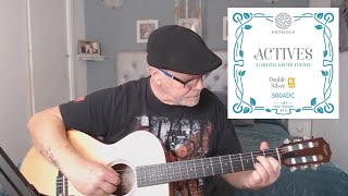 Knobloch 500 ADC Double Silver CX High Tension Carbon Strings Review  Taylor Academy 12eN [upl. by Eniger535]