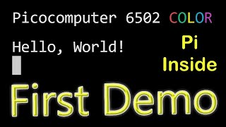 RP6502 Ep4  The Picocomputer says hello [upl. by Aniryt]