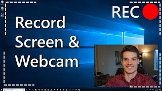 How to Record your Computer Screen amp Webcam [upl. by Noreht317]