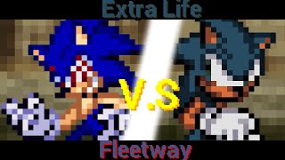 Extra Life Sonic VS Fleetway Sonic Restored [upl. by Zielsdorf]