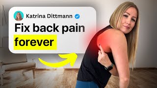 The 3 Best Back Exercises For NO MORE PAIN [upl. by Ahsied182]