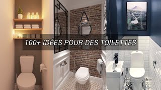 100 idées pour des toilettes  décoration WC 2021 [upl. by Bentley744]