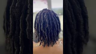 Easy Comb Coils as my man sleeps coils couplegoals [upl. by Annawik]