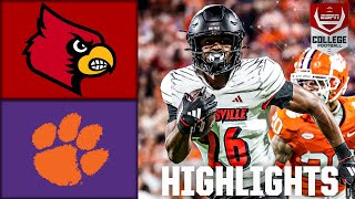 Louisville Cardinals vs Clemson Tigers  Full Game Highlights  ESPN College Football [upl. by Kcired]