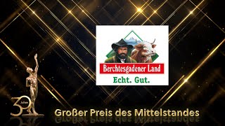 Milchwerke Berchtesgadener Land Chiemgau eG  Großer Preis des Mittelstandes 2024 [upl. by Dermott500]