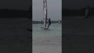 Smooth windsurfing freestyle trick in Bonaire 😌🤩 [upl. by Christianna608]