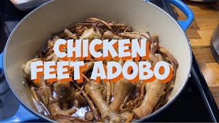 Chicken Feet Adobo  Pinoy Food [upl. by Anovahs487]