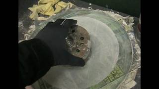 first stage of grinding a telescope mirror [upl. by Dombrowski528]